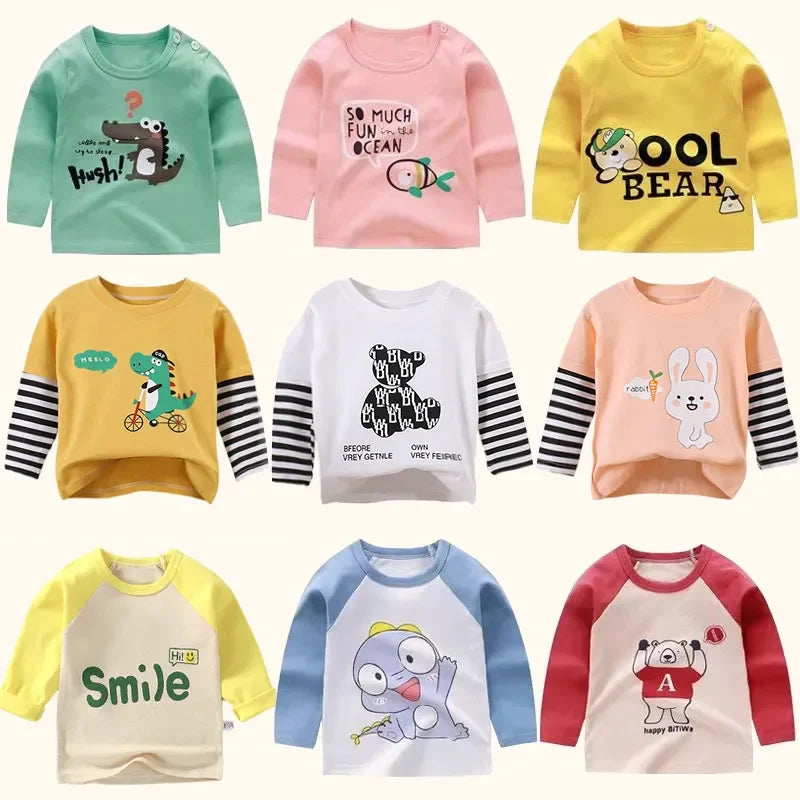 Super Cute Winter Boys Girls T-Shirts