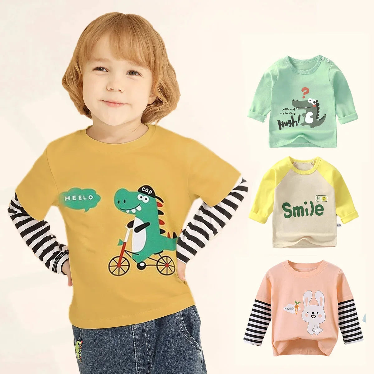 Super Cute Winter Boys Girls T-Shirts